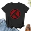 Women's Polos Black And Red T-shirt Summer Tops Shirts Graphic Tees T-shirts For Women