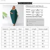 Robes décontractées de base plus robe taille applique joug allover gold imprimer robe fête robe de fête musulmane abaya prière caftan batwing manche robe l49