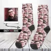 Chaussettes personnalisées avec visage Photo personnalisée pour animaux de compagnie Pictise de chaussettes personnalisées Gift pour femme Hus mari sur mesure Funy Picture Socks