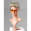 Hot Sale! Plastic Mannequin Head For Wigs Hat Scarf and Jewelry Display