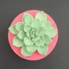 Nowy soczysty kwiat silikonowy plaster plaster kremówka mussse pleśń aromaterapeutyczna świeca tworząca dekorację pieczenia ciasta