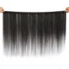 Brésiliens Bundles bundles hétéros humain Remy Natural Black 134 PCS 840 pouces 240401