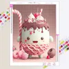 Pintura de diamante 5D Ice Cream Diy Full Diamond Borderyer Breads Rhinestone Mosaic Art Picture Creative Hobby Home Bar Decoração