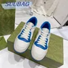 Small Dirty Shoes Women Free Shipping With Shoebox Spring And Summer New Color Matching Flat Round Head Lace-up Casual Breathable Couple Sports Shoes