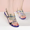 Wuyazqi Fashion Womens Sandal Crystal Slippers Glitter Bling Feme Flip Flops Outdoor Dames Slides Beach Shoes Q8 240328
