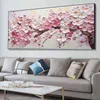 Cherry Blossom Branch Pinter pôster floral impasto abstract tenvas de árvore impressão paisagem sala de parede moderna decoração de cuadros sem moldura