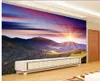 Fonds d'écran de haute qualité Costom Purple Woods Paysage Decorative Painting Wallpaper pour murs 3 D salon