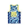 T-shirt pour hommes t-shirts sport tobs top man homme basket-ball t-shirt Vest de mode créateur requins camouflage motif sans manches