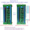 8DI-8DO NPN/PNP RS485 IO Module Optically Isolated Input 8CH NPN 300MA Solid State Relay DC12V-24V Output Modbus RTU