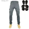 Erkekler Kot pantolon kot koleksiyon klasik denim UGB06 PK718 PK719 ZIP Motosiklet Pantolon Pantnes Motocicleta Hombre Featherbed Jeans Dişleri L49