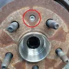 4x viti per Volvo Vauxhall sedile Saab Kia Hyundai Disco del rotore freno posteriore Freno di fissaggio esagonale contromano esagono bullone inossidabile inossidabile