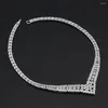 Necklace Earrings Set 2024 Wedding Jewelry For Women Saudi Arabia 4 Pieces Zirconia Bridal Jewellery Collection