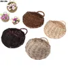 New 1PC hot Flower Planter Wall Hanging Wicker Rattam Basket Garden Vine Pot Indoor Plants Holder home decoration