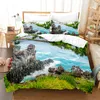 SEA, paisaje océano Cubierta nórdica Juego de ropa de cama junto al mar