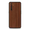 Étui en bois sculpté pour Oppo Realme 9 8 7 6 GT2 Pro Plus 5G Couverture de téléphone REALME 8I 9I C25 C21 C11 C3 Black Soft Silicone Coque Funda