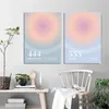 Anioł Number Gradient Kolor Aura 000 do 999 plakat Parvas Painting Duchowy nadruk obraz Nordic Modern Room Decor Home Decor