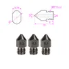 2pcs gehärteter Stahl MK8 Düse M6 Gewinde 3D -Druckerteile MK8 Düsen für 1,75 mm Filament Hotend Düse für CR10 Ender 3