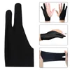 Anti-touch Home Gloves Sweat Absorbing Phone Tablet Gloves Two-fingers For Graphic Drawing Table Right And Left Hand Glove