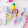 PENS 30pcs Silicone 4 Color Pen Penne per ragazze Ballpoint Pen Set Shipping gratuita Penne originali per scrivere Kawaii Scrittura Novel