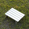 Camp Furniture WESTTUNE Mini Camping Table Ultralight Portable Aluminum Alloy Outdoor Roll-Up Folding For Backpacking Picnic BBQ