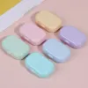 1PC Candy Color Contact Lens Case avec miroir Unisexe Travel Cosmetic Contact Lens Case for Eyes Travel Kit Holder Container