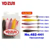 Yozuri -Tintenfisch -Jigs Haken Köder 5 cm 6 cm 7 cm Japan Floating UV Fluoreszenz transparent gelb 240329