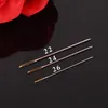 30pcs Cross Stitch Needles Gold Tail Aigned Blunt Blunt Broid Aigned Cross Cross Stittwork Outils