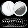 5 Apple Airtag Bulucu İzleyicisi için Tam Kapak Hidrojel Film Set Soft Yumuşak TPU Ekran Koruyucu Hava Etiketi için Temepered Cam