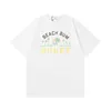 남성 디자이너 T 셔츠 Rhude 셔츠 Tshit 편지 인쇄 인쇄 T 셔츠 커플 남성과 여자 Tshirt 면화는 여름 셔츠에 느슨합니다. 광범위한 스타일 옵션 tshirts