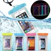 Светящаяся водонепроницаемая телефонная сумка для плавания по плаванию подводной сухой пакет для iPhone 14 13 Sport Beach Bool Skiing