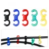 10st Bicycle Cable Buckle Bicycle Brake Shift Line Slang Guide S-format klipp för cykelkorsskabel TIDY TIES BUCKLE HOLDER C HOOK