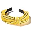 2024 Großhandel European Beautiful Girl Hair Accessoires Heiße Verkauf Pretty Lady Drucktuch Stoffband Fashion Weiche Mädchen Frauen Hair Band Band