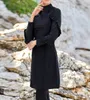 Copertura completa Black Burkini Conservative Swimsuit Muslim Womens Solid Colore Sleeve lunghe Cappelli da bagno Bruffer