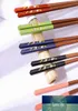 Söt tecknad naturlig naturlig bambu pinnar Joint Chopstick Återanvändbara träpinnar Kids Chopsticks Table Bewitch Kitchen Accessories Fact5623255