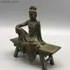 Искусство и ремесла китайская сложная бронзовая скульптура ood Удача Uanyin Buddha Metal Handicraft Corem