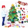 Kids Montessori Toys Fai da te Felt Christmas Tree Wall sospeso Artificial Tree Boys Girls Regalo per bambini Sviluppo di intelligence