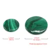 Natural Malachite Flake Round Slab Rock Healing Ctystal Energy Gemstone Polished Quartz Mineral Specimen DIY Jewelry Pendant Gif