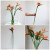 Decoratieve bloemen Bird Paradise Fake Flower Bruid Bouquets Wedding Home Adornment Party Supply Decor Plastic Simulation Artificial