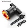 Toprider Bike Light arrière IPX6 APPLAISER LED CHARGE DE CHARGEMENT