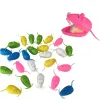 100 st/set mini mus form tänder förvaring fairy box förvaring fodral söt plast baby tandlåda arrangör hållare baby lövfällande också