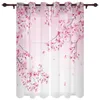 Tende texture di sakura in stile giapponese per la camera da letto tende da studio per la cucina moderna tende da cucina moderna