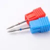 2pc Tornado Flame Diamond Nail Drill Bit Bit Manicure Cutters Ротари Берр Аксессуары Спиральные Миллс Инструменты