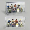 Acrylique mini 3 étapes Figure Affichage Boîtier de la poussière Figure d'anime Figures d'anime exposants Collections Box Affichage de la boîte ABS transparent