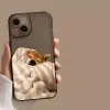 Étui de téléphone pour chats de chien drôle pour iPhone 15 14 13 11 12 Pro Max 7 8 Plus x xs xs Soft Transparent esthétique mignon Animal Covers Fundas