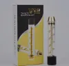 الزجاج الملتوي بلونت الأصلي bongs أنبوب جاف بونغ القلم 7pipe التدخين DIY مقابض مصنوعة يدويًا أنابيب الخشب ملعقة الولايات المتحدة الأمريكية