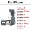 Bottom Ladeanschluss Dock für iPhone 6 6s 7 8 plus USB -Stecker -Ladeanschluss mit Mikrofonkopfhörer -Buchse Flex -Kabel