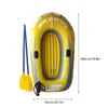 Kayak gonfiabile pieghevole pieghevole portatile in kayak barca da pesca in canoa barca da pesca con doppia paddle in PVC Raft per la deriva all'aperto