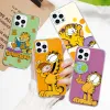 Capa suave para iPhone XR XS 11 12 13 14 Mini Plus Pro Max SJ-33 Garfield