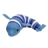 Insetti realistici articolati in 3D Fidget Slug, giocattolo di squalo divertimento che striscia il giocattolo sensoriale può essere contorto stress da rilascio casualmente piacevole