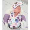 Blankets Swaddling Newborn Baby Boy Girl Printed Crib Slee Bag Wrap Ddle Clothes Set New Born Pography Receiving Floral 354208044 Drop Otmp3